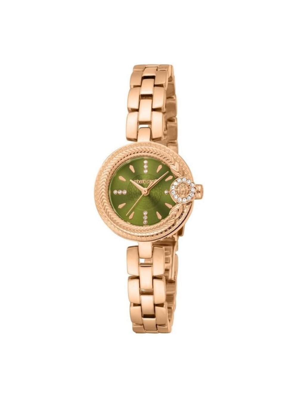 NWT Roberto Cavalli Mini Green Dial Ladies Watch